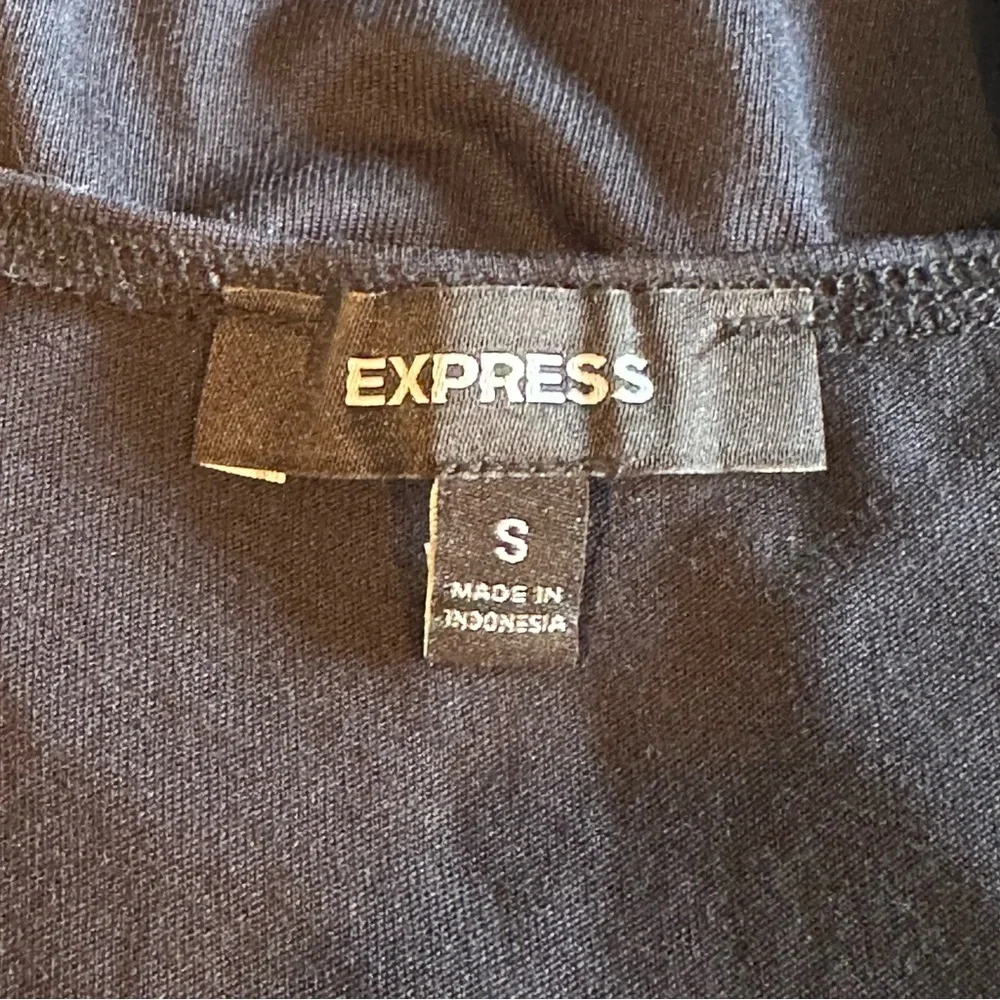 Express Mini Dress with Rhinestone Shoulder Detail, Black - Size Small